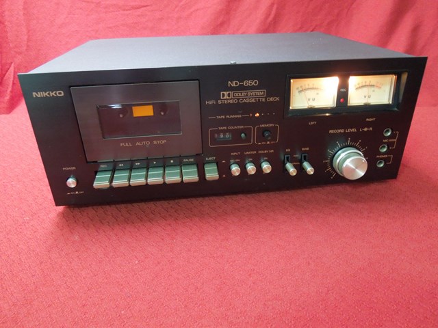 Nikko ND-650 Hifi Stereo Cassette Deck